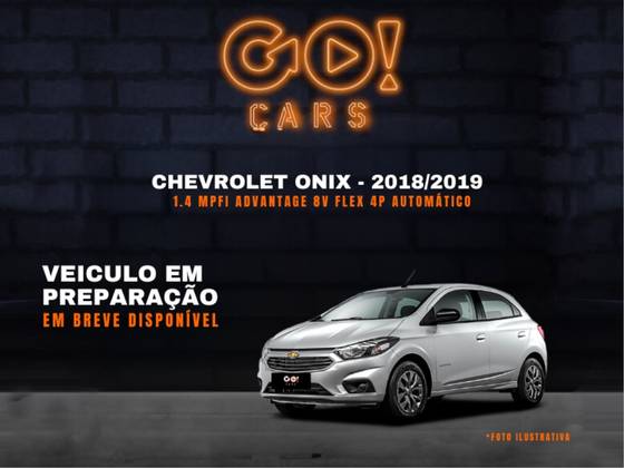 CHEVROLET ONIX 1.4 MPFI ADVANTAGE 8V FLEX 4P AUTOMÁTICO